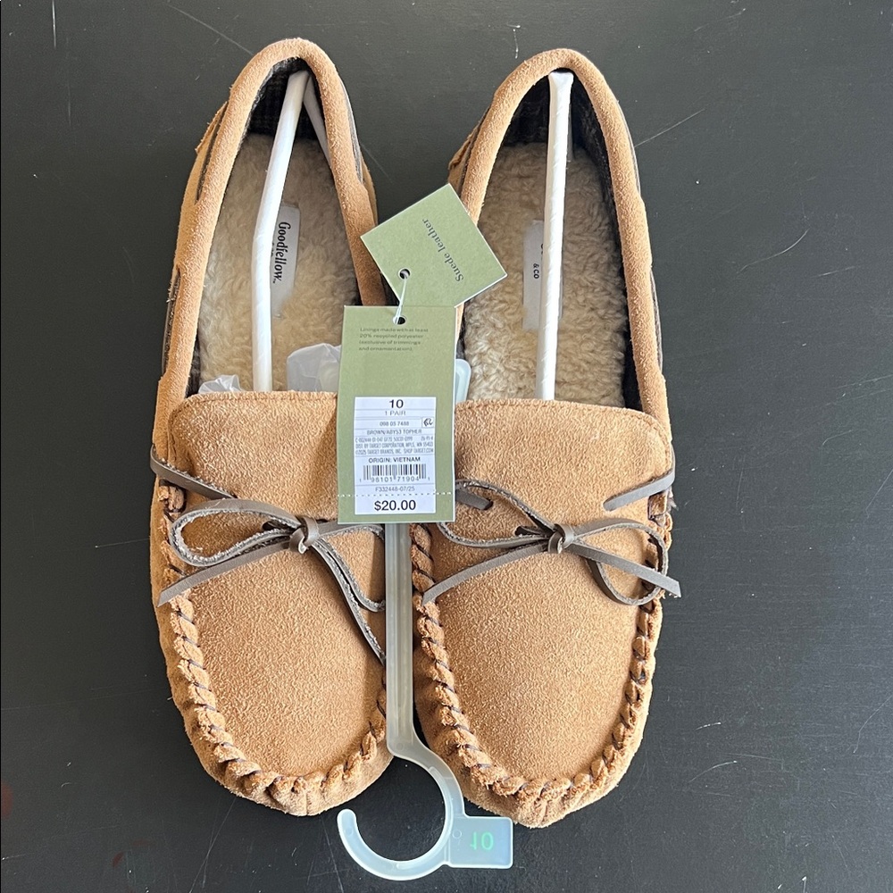 Brown Suede Moccasins slippers